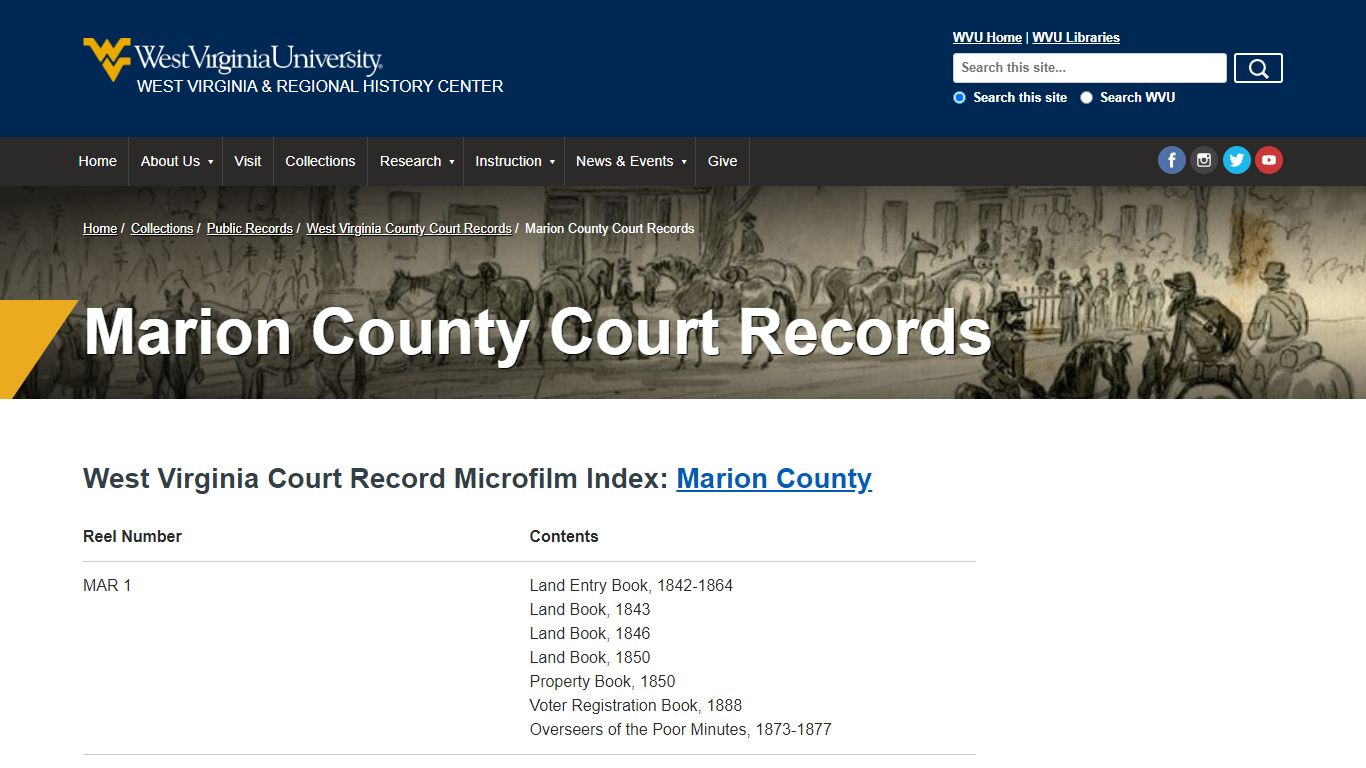 Marion County Court Records | West Virginia and Regional History Center ...